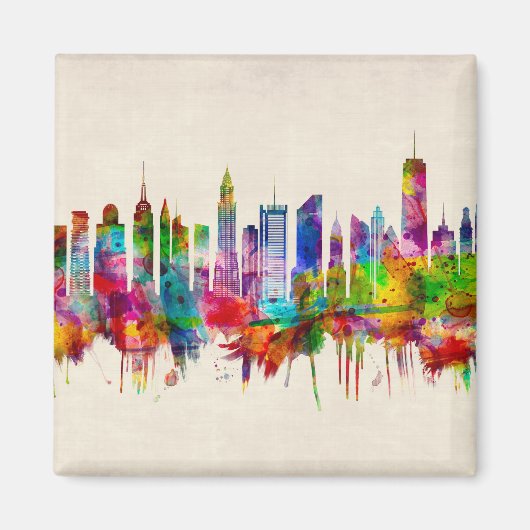 New York City Skyline Magneet (Voorkant)