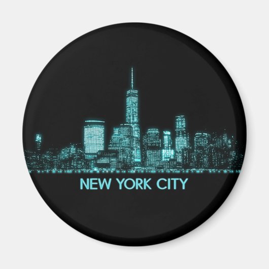 New York City Skyline Magneet (Voorkant)
