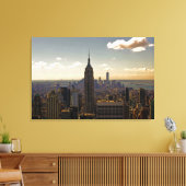 New York City Skyline met Empire State Building Canvas Afdruk (Insitu (Woonkamer))