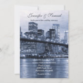 New York City Skyline Modern Luxury Kaart (Voorkant)