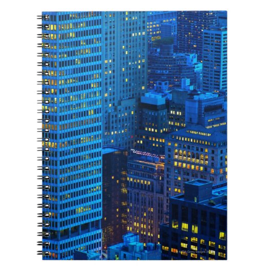 New York City Skyline op Sunset Notitieboek (Voorkant)