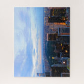New York City Skyline op Sunset Puzzle Legpuzzel (Verticaal)