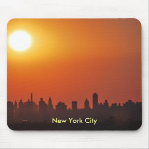 New York City skyline op zonnebank Muismat