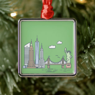 New York City Skyline - Ornament