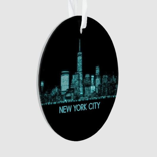 New York City Skyline Ornament (voorkant)