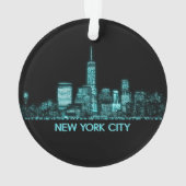 New York City Skyline Ornament (achterkant)