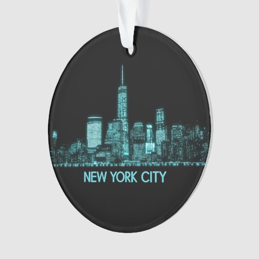 New York City Skyline Ornament (voorkant)