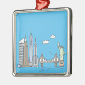 New York City Skyline - Ornament (Links)