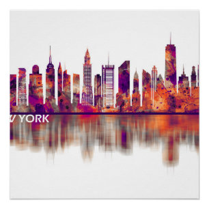 New York City Skyline Perfect Poster