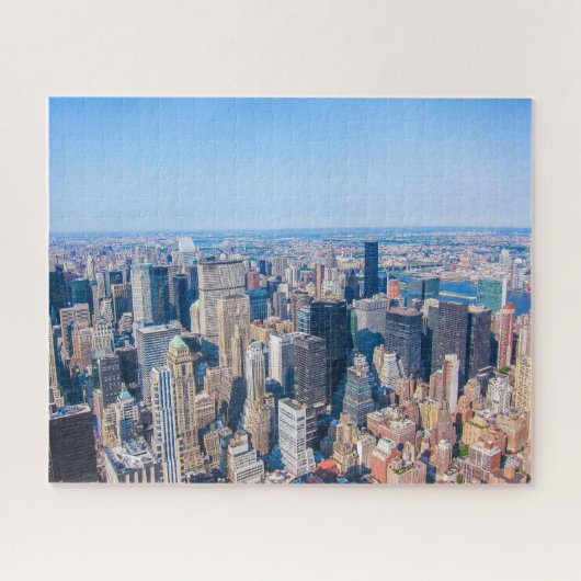 New York City Skyline Photo Building Uitzicht of C Legpuzzel (Horizontaal)