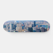 New York City Skyline Photo Building Uitzicht of C Persoonlijk Skateboard (Horizontaal)