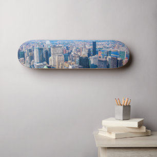 New York City Skyline Photo Building Uitzicht of C Persoonlijk Skateboard