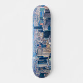 New York City Skyline Photo Building Uitzicht of C Persoonlijk Skateboard (Voorkant)