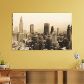 New York City Skyline Photography (1935) Canvas Afdruk (Insitu (Woonkamer))