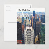New York City Skyline Post Card Briefkaart (Voorkant / Achterkant)