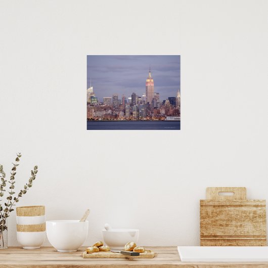 New York City Skyline Poster (Keuken)