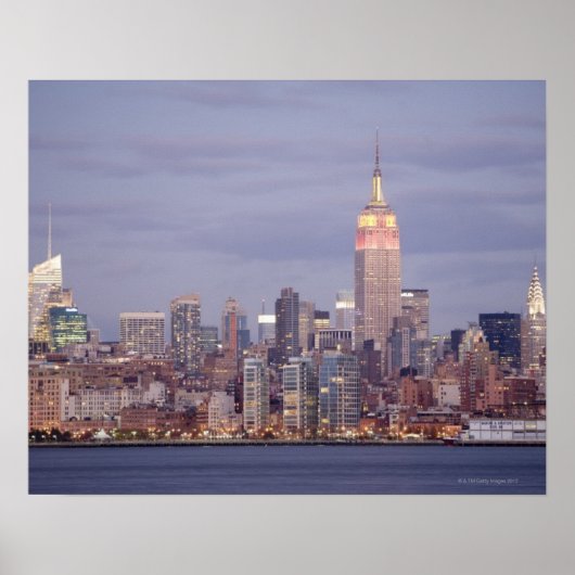 New York City Skyline Poster (Voorkant)