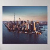 new york city skyline poster (Voorkant)