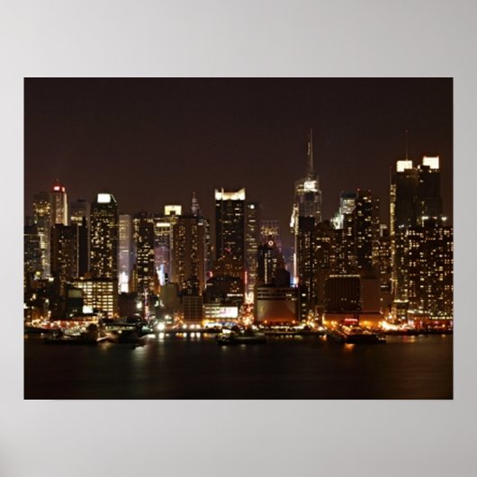 New York City Skyline Poster (Voorkant)