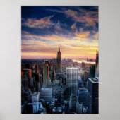 New York City Skyline Poster (Voorkant)