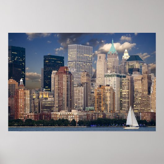 New York City Skyline Poster (Voorkant)