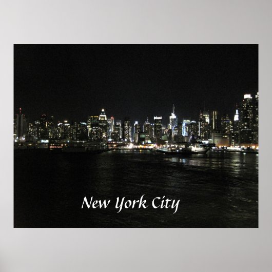 New York City Skyline Poster (Voorkant)