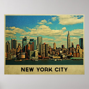 New York City Skyline Poster