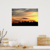 New York City Skyline Poster (Keuken)