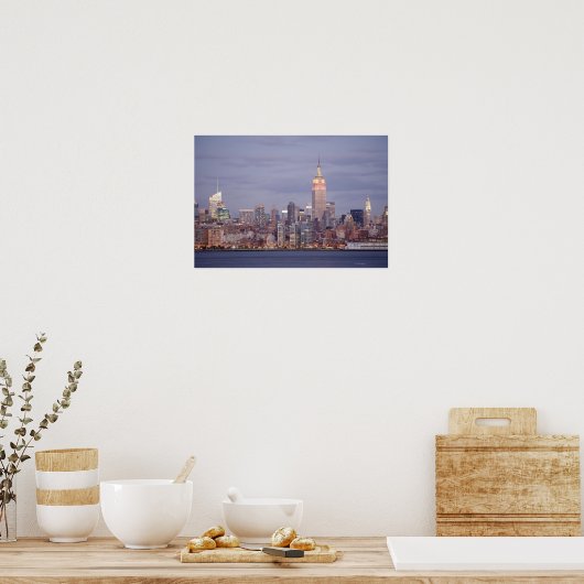 New York City Skyline Poster (Keuken)