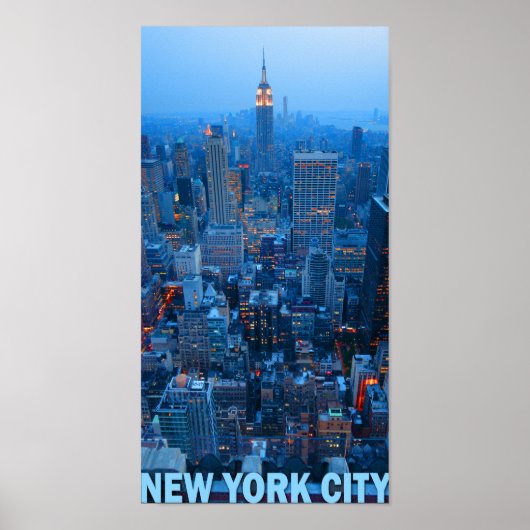 New York City Skyline Poster (Voorkant)