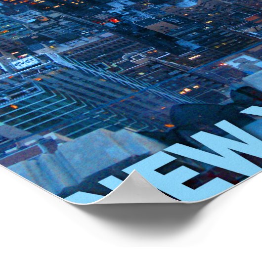 New York City Skyline Poster (Hoek)