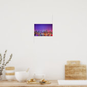 New York City Skyline Poster (kleur) (Keuken)