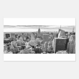 New York City Skyline Rechthoekige Sticker