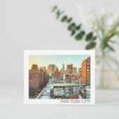 New York City Skyline reisfotografie Briefkaart (Staand voorkant)
