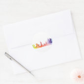 NEW YORK CITY skyline Ronde Sticker (Envelop)