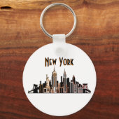 New York City Skyline Sleutelhanger (Voorkant)