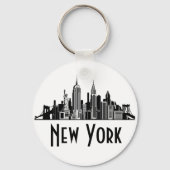 New York City Skyline Sleutelhanger (Voorkant)
