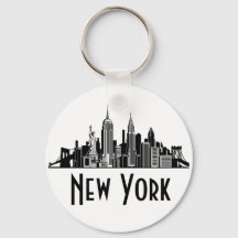 New York City Skyline Sleutelhanger