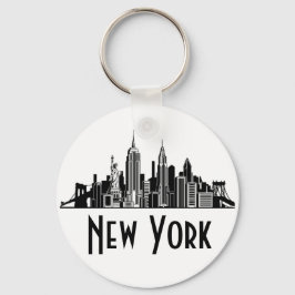 New York City Skyline Sleutelhanger