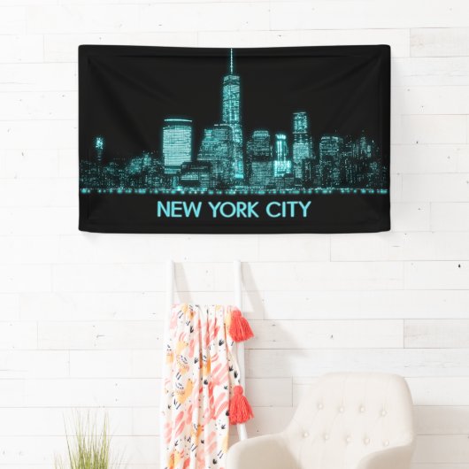New York City Skyline Spandoek (Insitu)