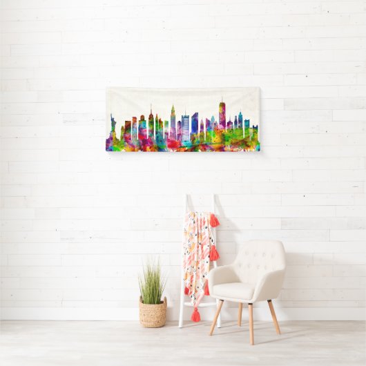 New York City Skyline Spandoek (Insitu)