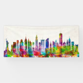 New York City Skyline Spandoek (Horizontaal)