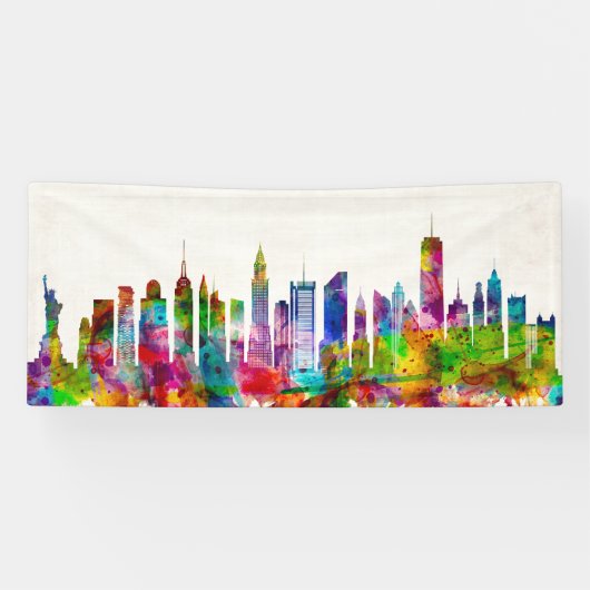 New York City Skyline Spandoek (Horizontaal)