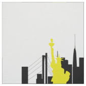 New York City Skyline Stof (Swatch)