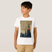 New York City Skyline T-shirt (Voorkant volledig)