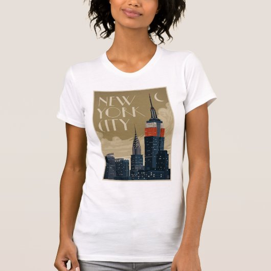 New York City Skyline T-shirt (Voorkant)