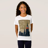 New York City Skyline T-shirt (Voorkant volledig)