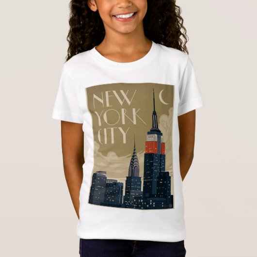New York City Skyline T-shirt (Voorkant)