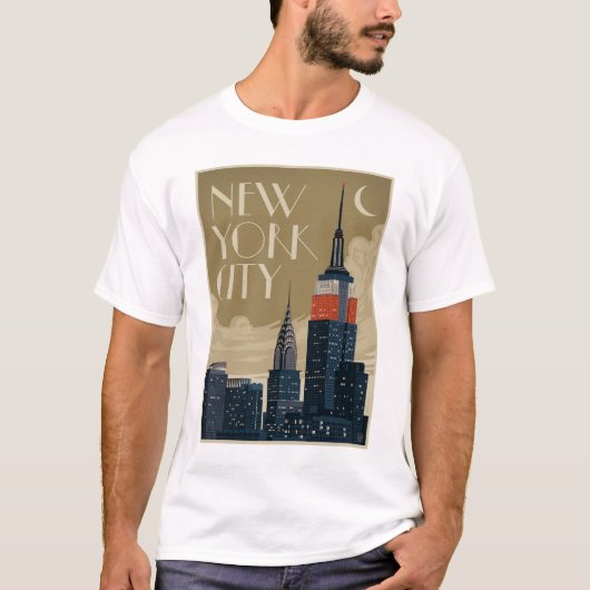 New York City Skyline T-shirt (Voorkant)