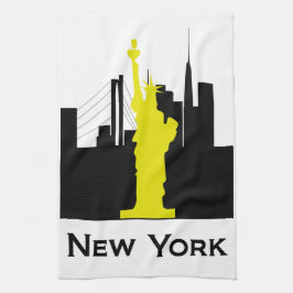 New York City Skyline Theedoek